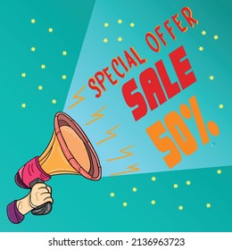 cheap discount notification illustrations suitable for posting on instagram to get lots of customers