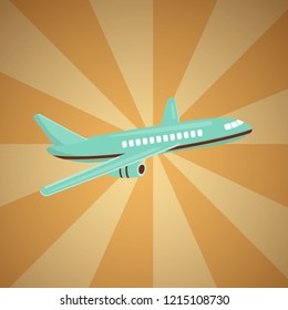 Cheap flights. Flight concept. Offer flights. Vector cartoon.