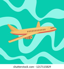 Cheap flights. Flight concept. Offer flights. Vector cartoon.