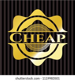 Cheap gold badge