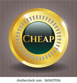 Cheap gold emblem