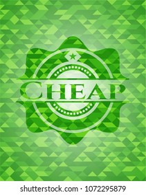  Cheap green mosaic emblem