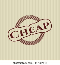 Cheap grunge style stamp