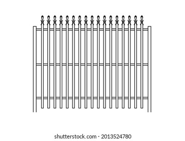 Billig-House-Gatter-Skizze, Vektordesign