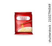 Cheap Instant Noodle Packet Vector