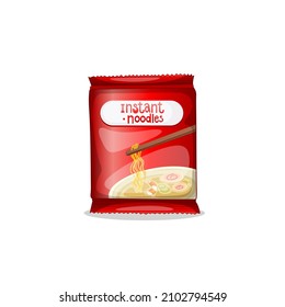 Cheap Instant Noodle Packet Vector