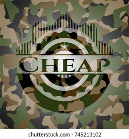 Cheap on camo texture