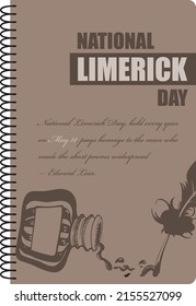 A Cheap Standard-format Exercise Book For Holiday National Limerick Day