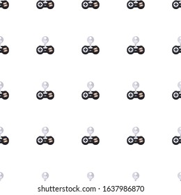 Cheat icon pattern seamless isolated on white background. Editable flat Cheat icon. Cheat icon pattern for web and mobile.