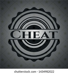 Cheat realistic dark emblem. Vector Illustration. Detailed.