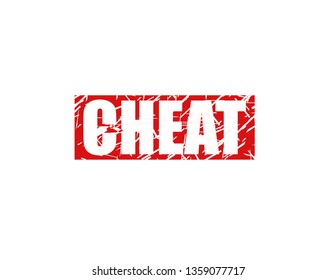 Cheat red stamp