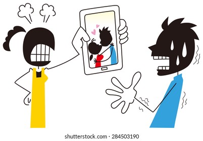 3,817 Cartoon Cheat Images, Stock Photos & Vectors | Shutterstock