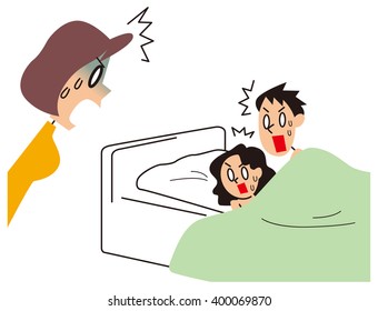 549 Cheating comic Images, Stock Photos & Vectors | Shutterstock