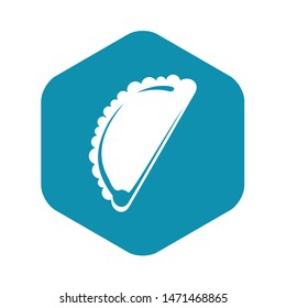 Cheburek icon. Simple illustration of cheburek vector icon for web