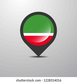 Chechen Republic Map Pin