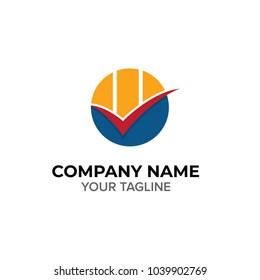 Check Accounting and Finance Logo Template