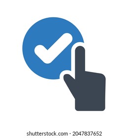 Check agree icon.correct,choice (vector illustration)