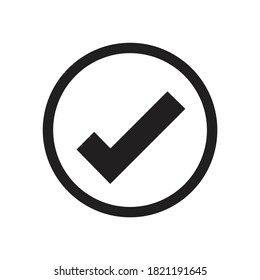 Comprobar el vector de diseño de iconos de la aplicación