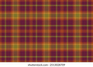 Compruebe la tela de fondo del patrón textil de la textura con un Vector inconsútil del tartán a cuadros.