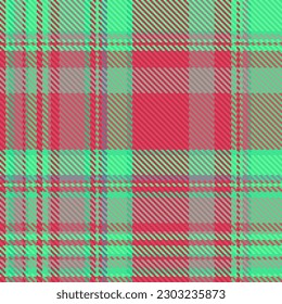 Compruebe el patrón de fondo. Vector de tartán de tejido. La textura de plástico textil no tiene fisuras en los colores azul y rojo.