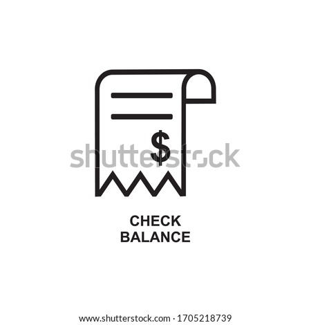 CHECK BALANCE ICON , CASH BANK ICON