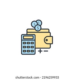check balance icons  symbol vector elements for infographic web