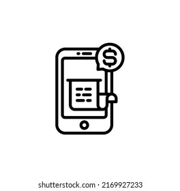 check balances icon in vector. Logotype