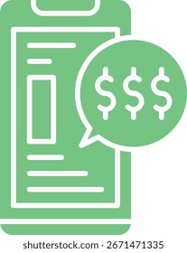 Ilustración de icono de Vector único de Check Balances