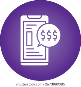 Ilustración de icono de Vector único de Check Balances