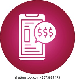 Ilustración de icono de Vector único de Check Balances