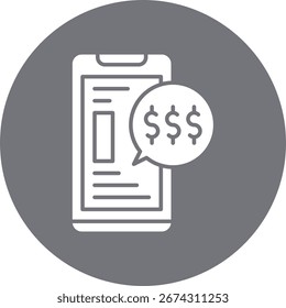Ilustración de icono de Vector único de Check Balances