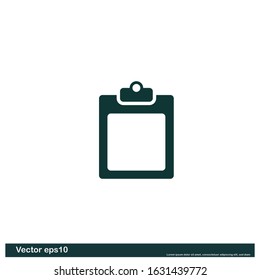 check board icon document symbol design element vector eps10