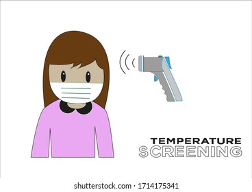 Compruebe la temperatura corporal antes de entrar en la zona pública