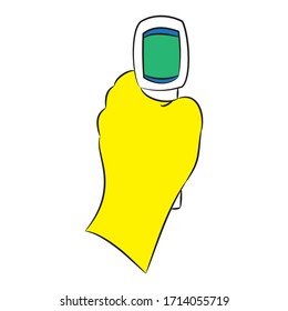 Check body temperature eps 10