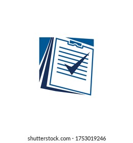 check book logo icon vector isolated on white background.