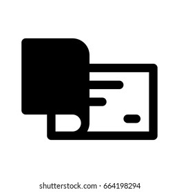 check book open