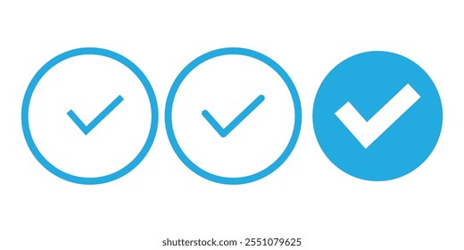 check box icon with correct, accept checkmark icons green tick box, check list circle frame - checkbox symbol sign. check mark box square frame