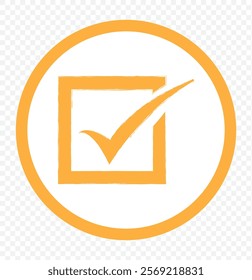 check box icon with correct, accept checkmark icons green tick box, check list circle frame - checkbox symbol sign. check mark box square frame. eps 10.