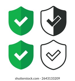 
Marque la casilla de verificación con el icono correcto, acepte los iconos de marca de verificación. Conjunto de Vectores de icono de marca de verificación verde. Vector de icono de marca de verificación de marca de verificación verde. Conjunto de iconos de vectores aislados de marca de verificación verde.