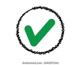 Check box icon with correct, accept checkmark icons tick box checked. Approve symbol.