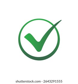 Check box icon with correct, accept checkmark icons tick box checked. Approve symbol.