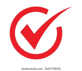 Check box icon with correct, accept checkmark icons tick box checked. Approve symbol.