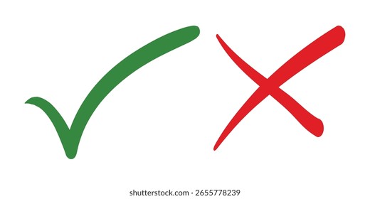 Marque la casilla de verificación con el icono correcto, acepte los iconos de marca de verificación. Aprobar símbolo.