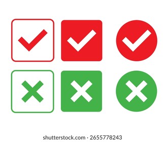 Check box icon with correct, accept checkmark icons tick box checked. Approve symbol.