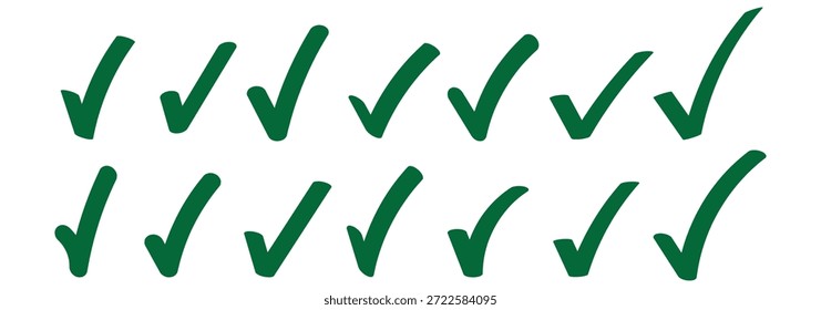 ícone de caixa de seleção com correto, aceitar ícones de marca de seleção caixa de verificação verde, lista de verificação quadro círculo - símbolo de caixa de seleção sinal. caixa de seleção quadro quadrado.