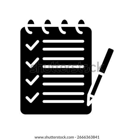 Check Box Icon Mini Illustration Icon. Use For Modern Concept, Print, Ui, Ux Kit, Web And App Development. Vector Related To Office, Education, Examination And More