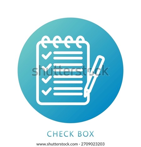 Check Box Icon Mini Illustration Icon. Use For Modern Concept, Print, Ui, Ux Kit, Web And App Development. Vector Related To Office, Education, Examination And More