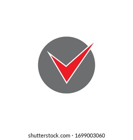 Icono de casilla de verificación en segundo plano para diseño gráfico y web. Símbolo de concepto de ilustración creativa para aplicación web o móvil.