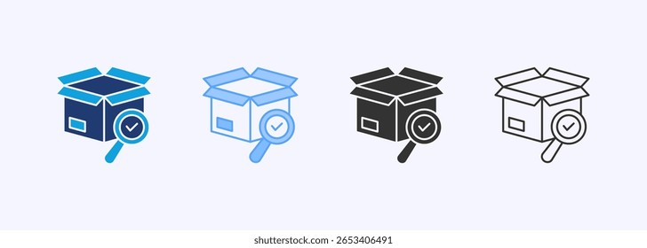 Check Box Icon Set Multiple Style Collection