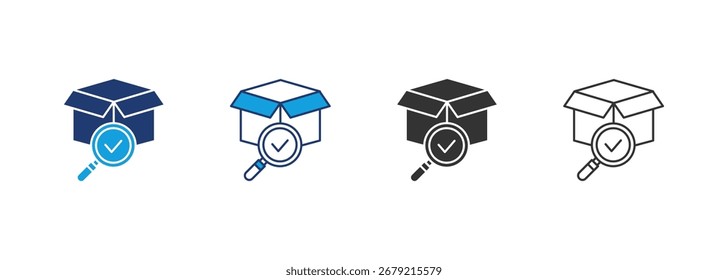 Caixa de seleção Ícone definir coleção de vários estilos